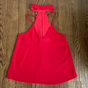 Red Gianni Bini tank top